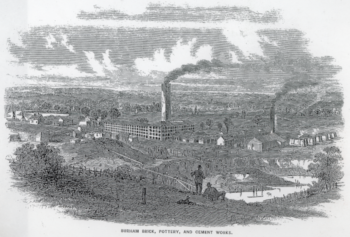 General view of the Burham works 1859